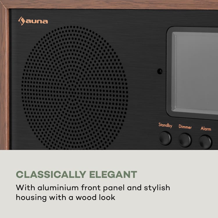 Silver Star Mini Two, internetové DAB+/FM rádio, WiFi, BT, TWS reproduktor Strieborná čierna