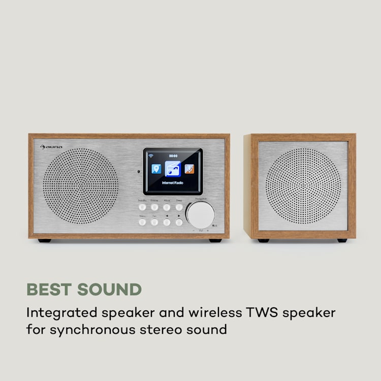 Silver Star Mini Two, internetni radio DAB+/FM, WiFi, BT, zvočnik TWS