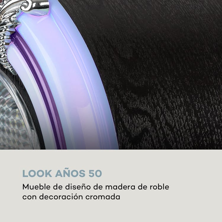 Arizona DAB+ Granola BT Radio DAB+/FM, USB, SD, MP3, Reproductor de CD Negro