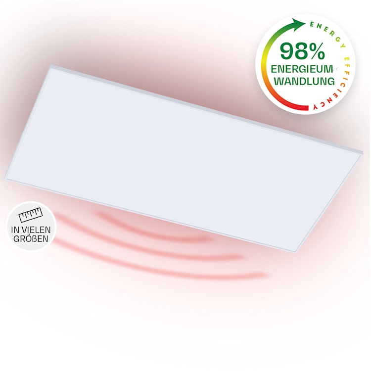 Wondersky Decken-Infrarotheizstrahler 700W 60 x 6 x 120 cm (BxHxT) IP44 700 W