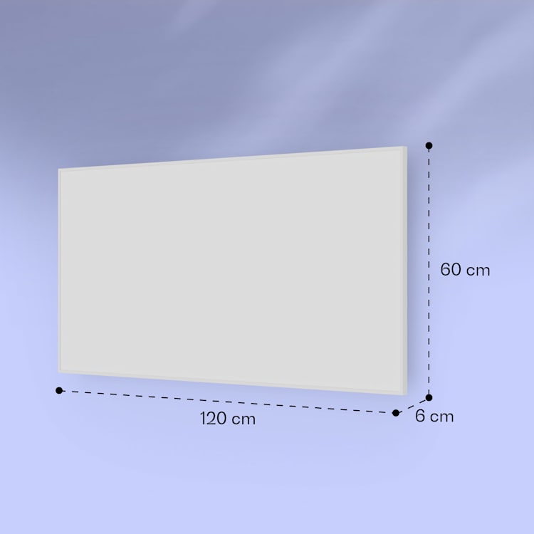 Wondersky, stropný infračervený ohrievač, súprava 2 ohrievačov, 700W, 60 x 6 x 120 cm (Š x V x H), IP44 700 W