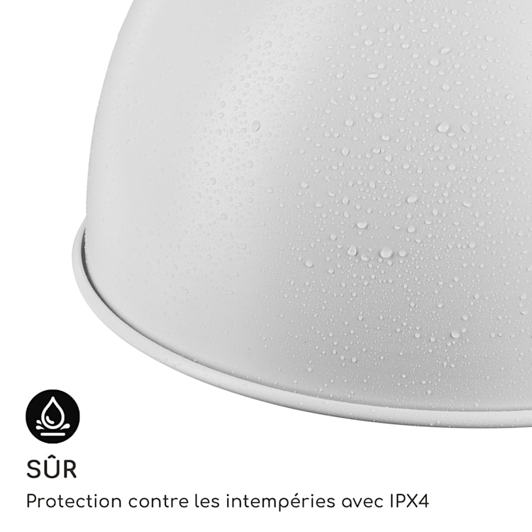 Heatbell Ceiling Smart chauffage infrarouge pour terrasse IPX4 800/1200/2000W Extérieur Blanc