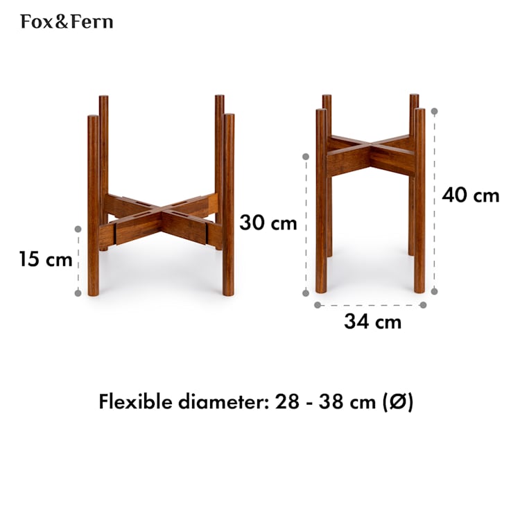 Deventer, stalci za biljke, za cvjetnjake 20,3-30,5 cm Ø, 2 visine, konopi od bambusa M-XL (Ø ca. 28 - 38 cm) | nasukan bambusa