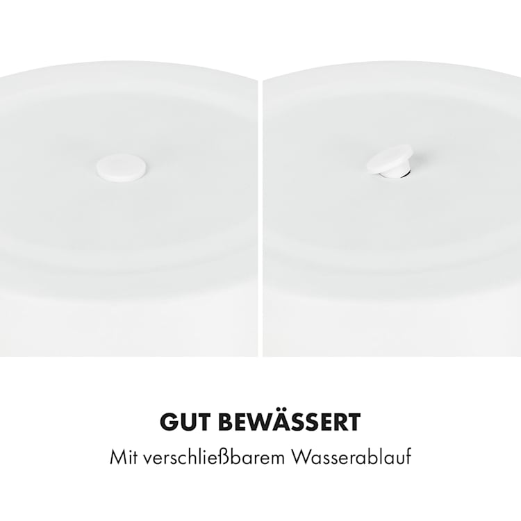 Almere Blumentopf Faserstein pflanzenfreundlich handgemacht konisch L (Ø 30,48 cm)