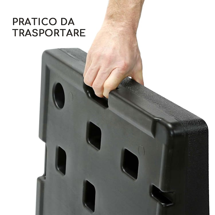 Limousin - Pesi di supporto per ombrelloni,140 kg, pesi vuoti, set da 4 pz. Angolare | L