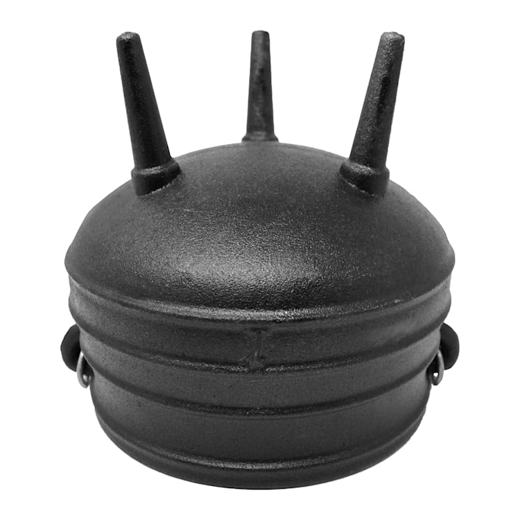 Beefalo, liatinový hrniec, potjie, nožičky, veľkosť S, liatina, okrúhly, pokrievka, 3 l 3 Ltr. | Standard