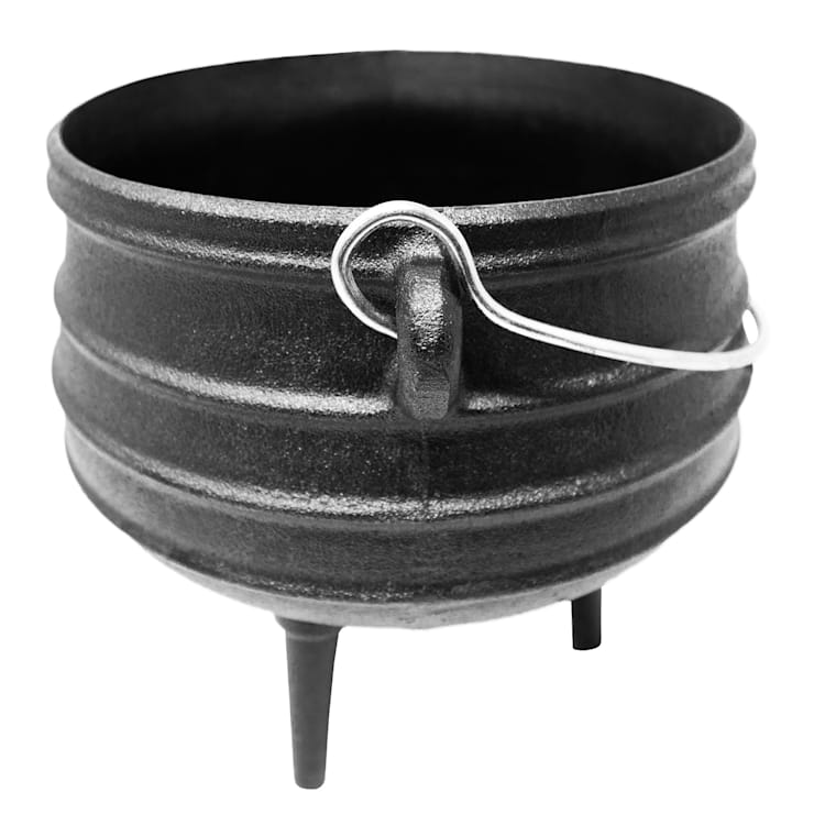 Beefalo, liatinový hrniec, potjie, nožičky, veľkosť S, liatina, okrúhly, pokrievka, 3 l 3 Ltr. | Standard