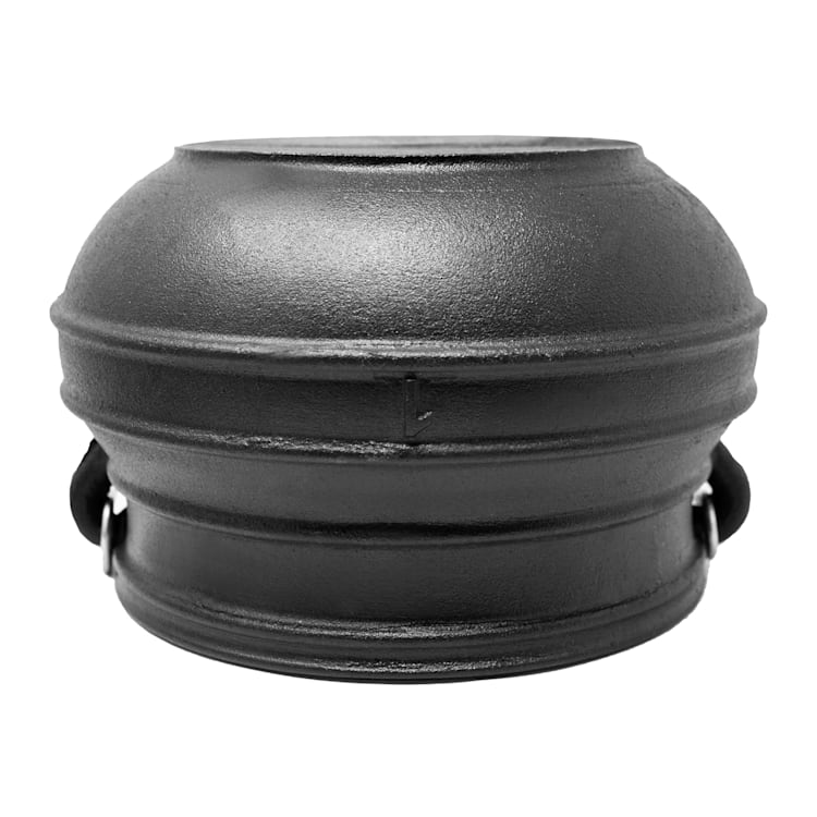 Beefalo, öntöttvas edény, potjie, S méret, öntöttvas, kerek, fedél, 3 l 3 Ltr. | Lakás