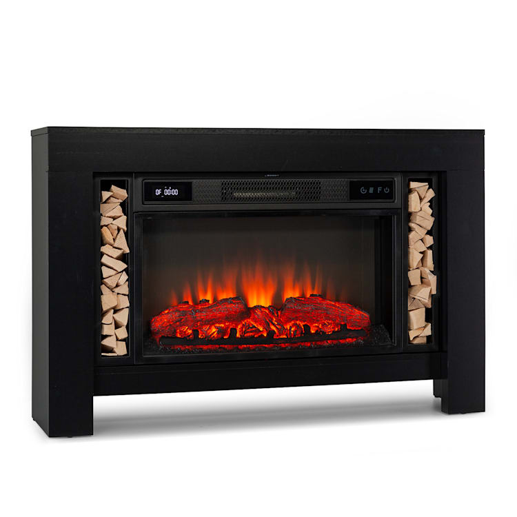 Studio Loft 2 cheminée électrique 1900 W Technologie LED Télécommande Noir