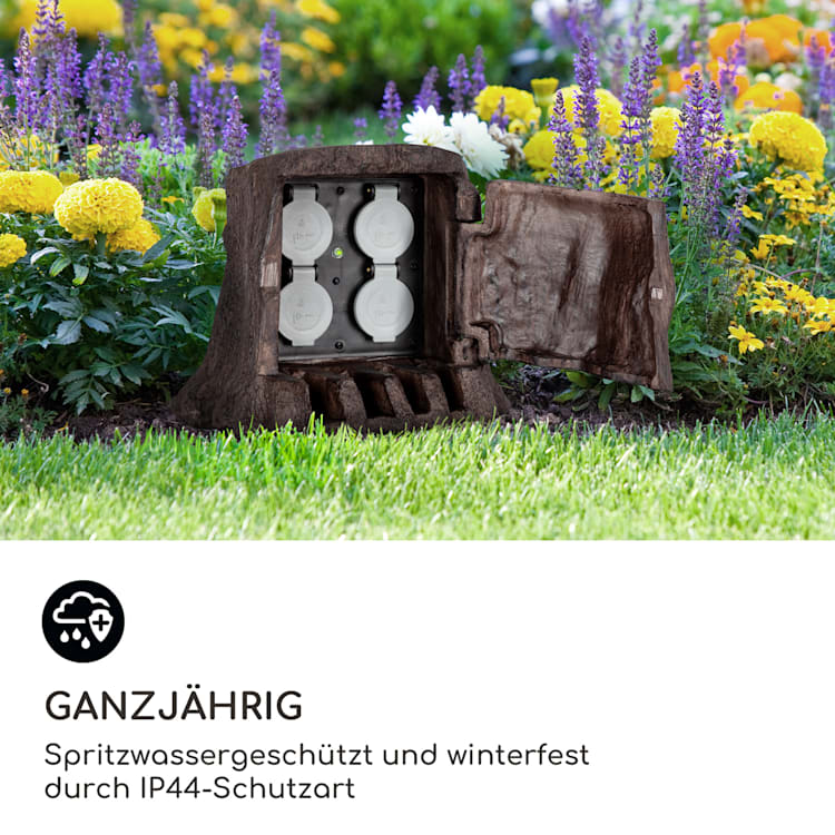 Power Tree Smart Gartensteckdose WiFi-Steuerung 3680 Watt IP44 Baum | 1,5 m