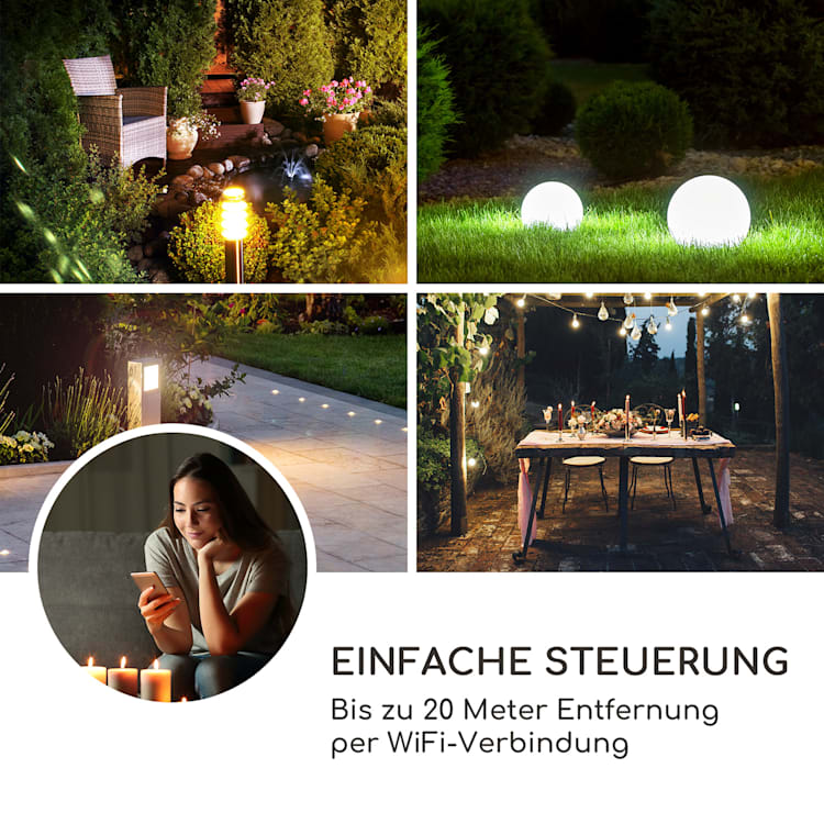 Power Tree Smart Gartensteckdose WiFi-Steuerung 3680 Watt IP44 Baum | 1,5 m