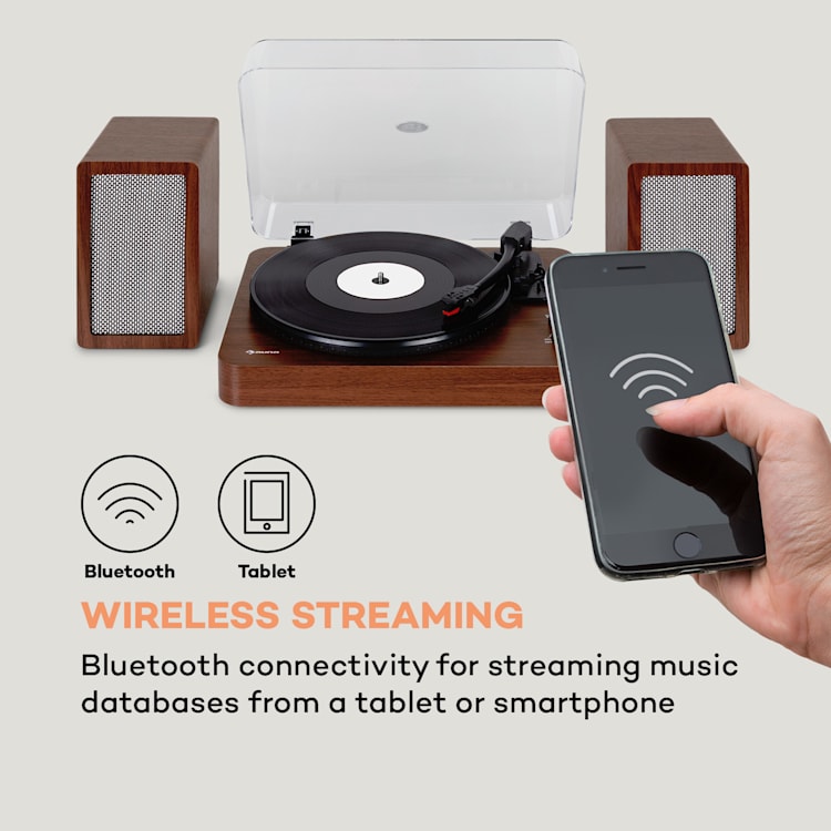 TT-Play SE, Gramofón, Kryt proti prachu, Bluetooth, 33/45/78 otáčok/minútu, Pitch drevo