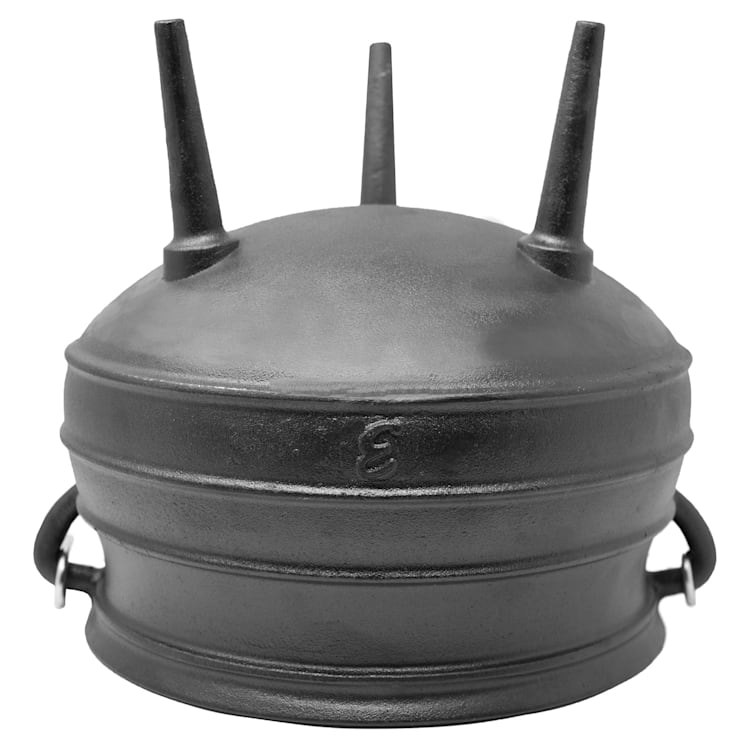 Beefalo Potjie Schmortopf Standfüße Größe L Gusseisen rund Deckel 8 Liter 8 Ltr. | Standard