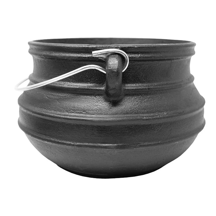 Beefalo Potjie Schmortopf Größe L Gusseisen rund Deckel 8 Liter 8 Ltr. | Flach
