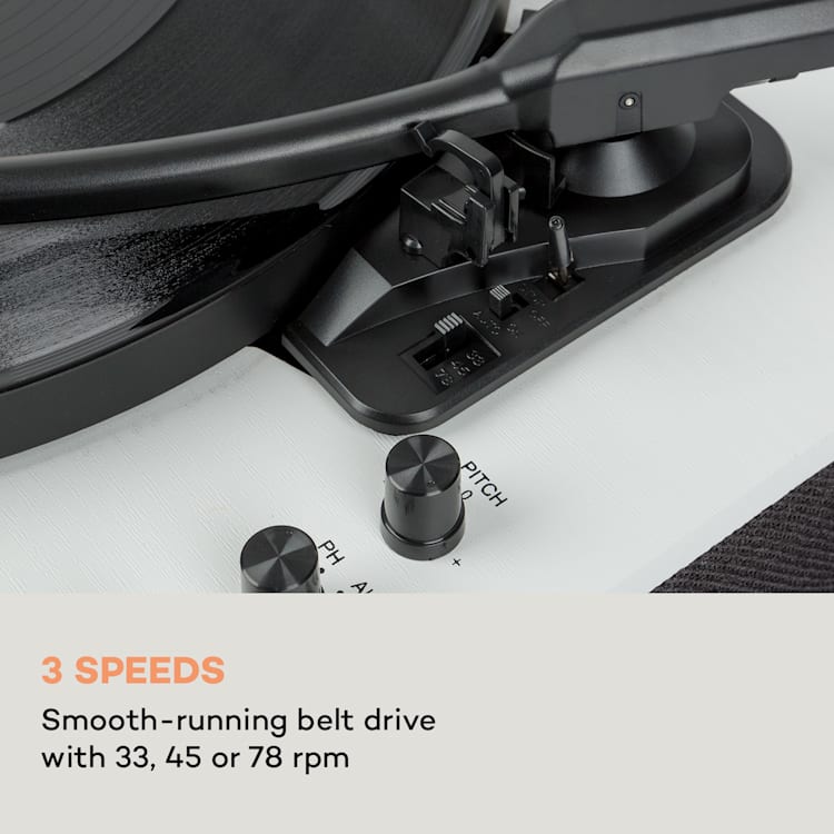 TT-Classic Plus Gramofon Pokrov proti prahu Bluetooth 33/45/78 vrtljajev/minuto