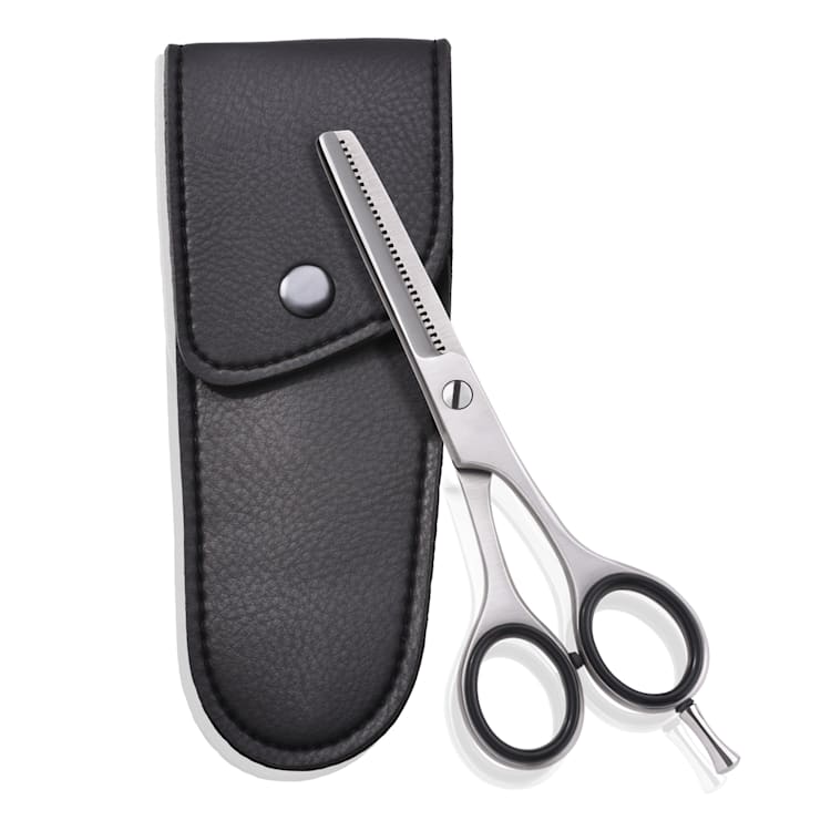 Alpha Premium effileerschaar extra scherp enkelzijdige microtanden incl. etui