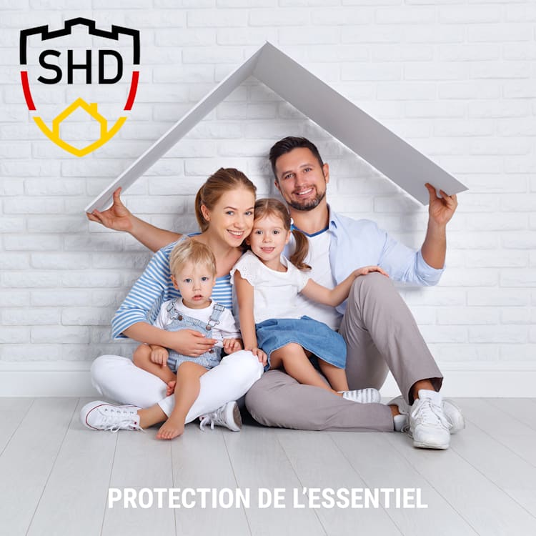 Détecteur de fumée DOF29 Plastique Signal d'alarme : 85 dB Fonctionnement sur pile 9V ensemble de 20