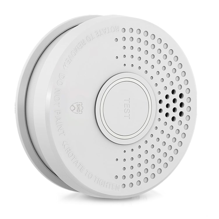 Brandvarnare DOF39 plast varningssignal: 85 dB 9V batteridriven 1-delat set
