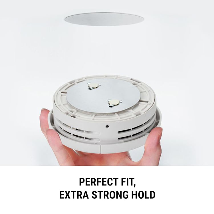 Magnetic Mount Soporte magnético para detectores de humo a partir de 7 cm Ø Autoadhesivo
