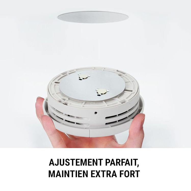 Magnetic Mount Support magnétique pour les détecteurs de fumée à partir de 7 cm Ø auto-adhésif ensemble de 20