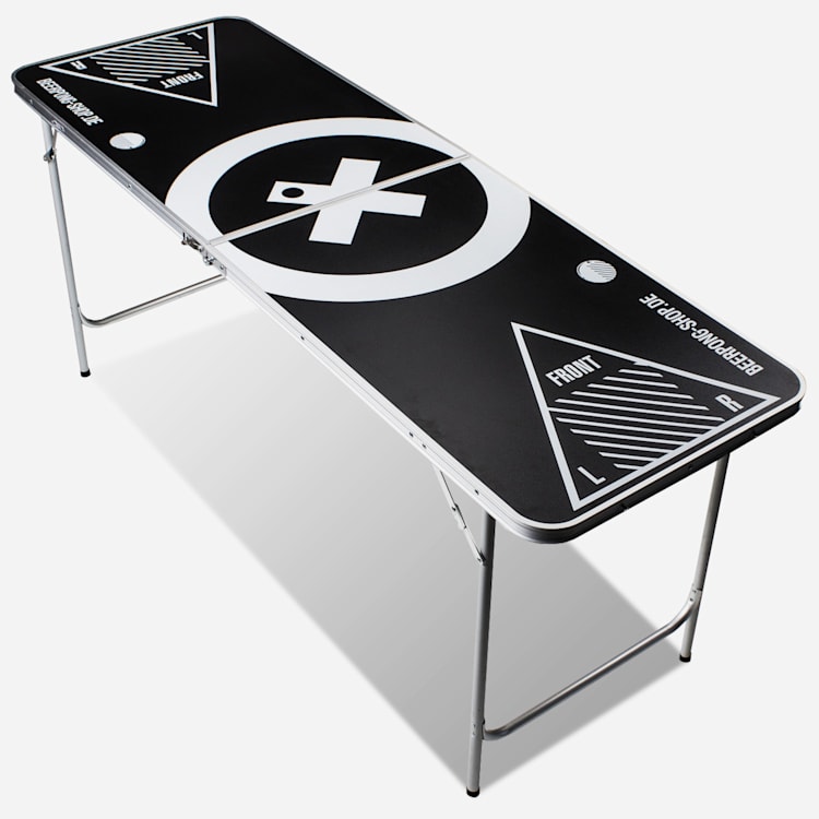 Baseliner, set sa beer pong stolom, audio, ručke, držač loptica, 6 loptica
