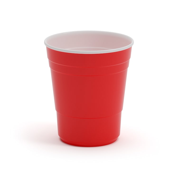 Nadal 10 Oz rode party bekers US-college stijl 295 ml herbruikbaar 250 stuks