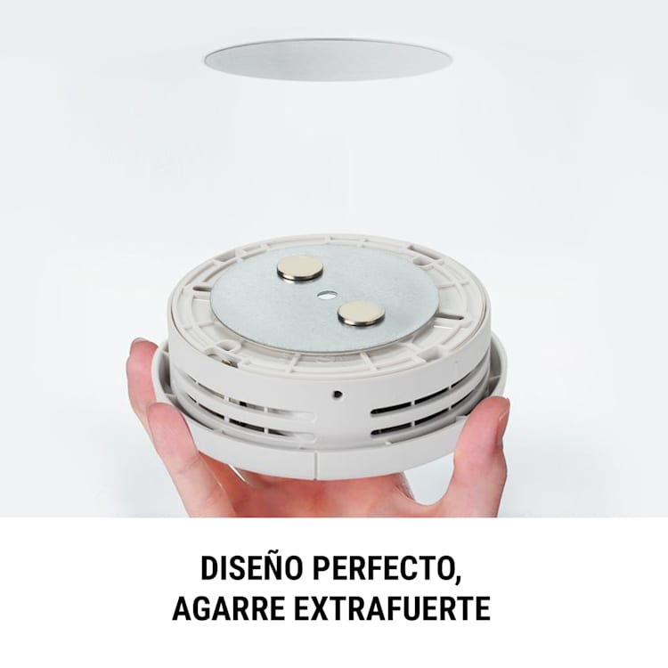 Mount Mini Soporte magnético para detectores de humo a partir de 5 cm Ø Autoadhesivo 3er-Set