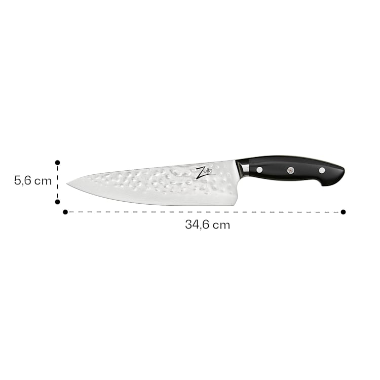 Executive-Plus Serie couteau de chef Celebrity 8" 61 HRC acier de Damas 8" Couteau de chef de célébrité