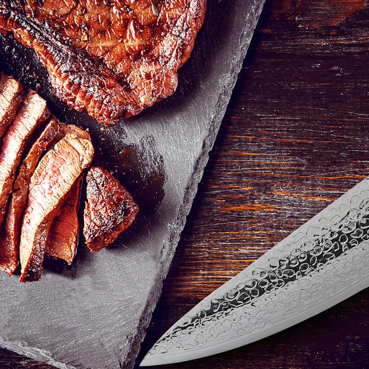 Cuchillo de chef de 8" serie Executive-Plus de acero de Damasco de 61 HRC Chef's knife