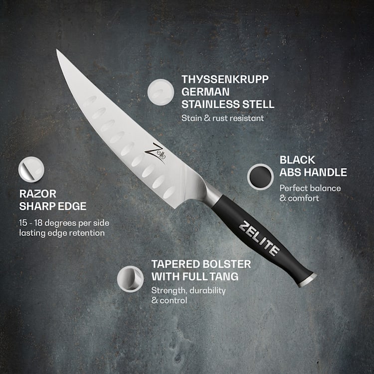 Comfort Pro séria, 6" vykosťovací nôž, 56 HRC, špeciálny výbrus, nehrdzavejúca oceľ Fillet knife