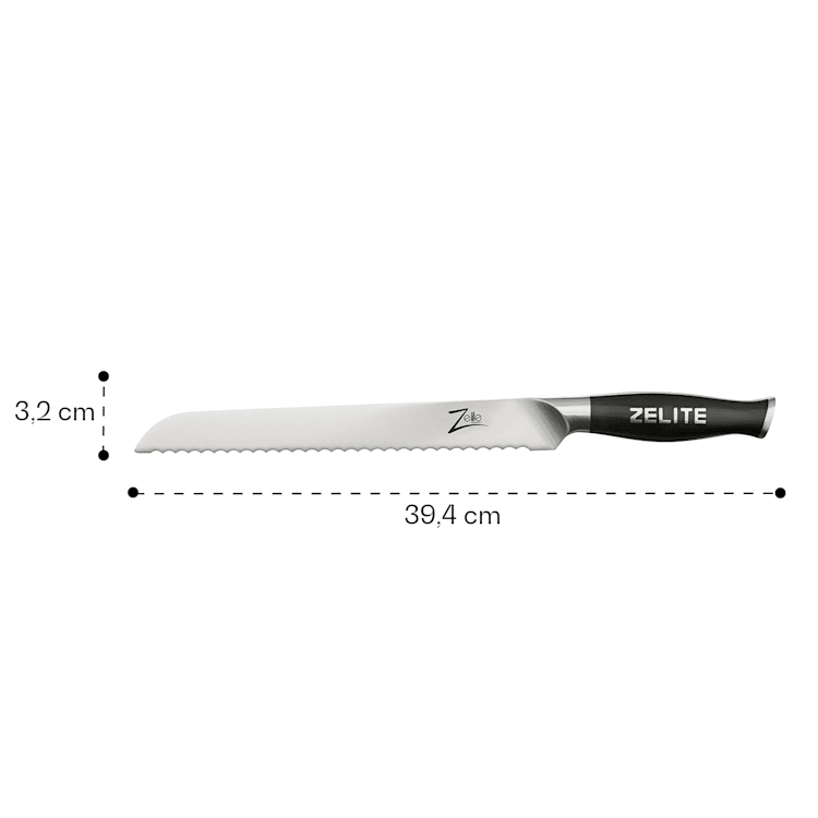 Comfort Pro Series 10" leipäveitsi 56 HRC aaltoileva Bread knife