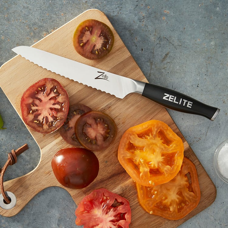 Comfort Pro Serie - Coltello multiuso seghettato da 6", 56 HRC, acciaio inox Serrated knife