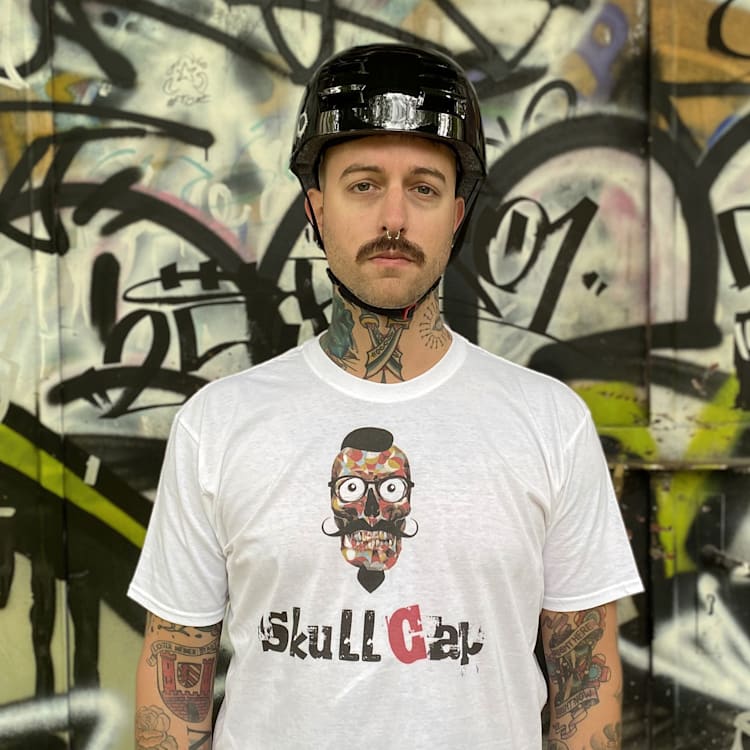 Skate- en fietshelm Microshell EPS binnenschaal ventilatiesysteem L | Bullets