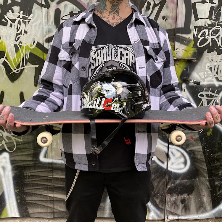 Skate- en fietshelm Microshell EPS binnenschaal ventilatiesysteem M | Eagle