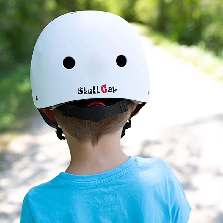 Skate- en fietshelm Microshell EPS binnenschaal ventilatiesysteem S | Wit