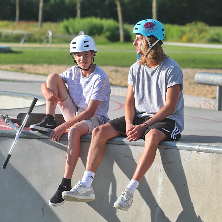 Skate- en fietshelm Microshell EPS binnenschaal ventilatiesysteem