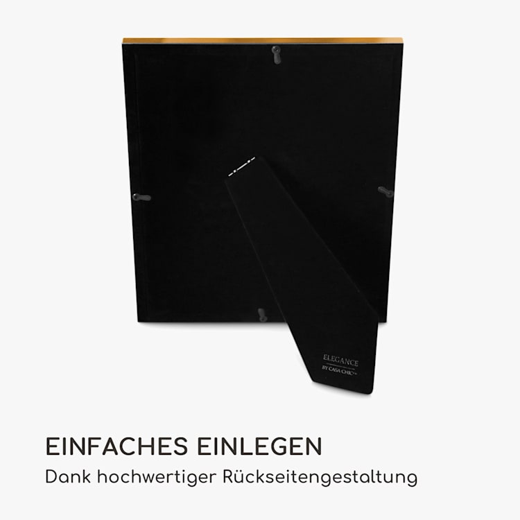 Berwick Bilderrahmen rechteckig 24,8 x 19,3 cm Fotos Passepartout Glas Kupfer