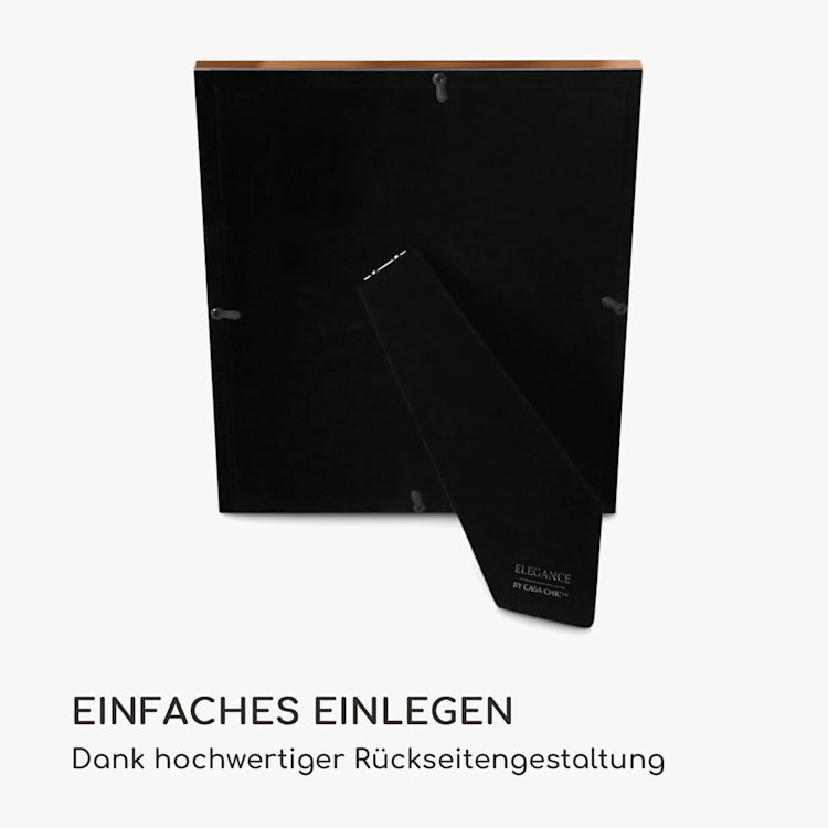 Berwick Bilderrahmen rechteckig DIN A4 cm Fotos Passepartout Glas Kupfer