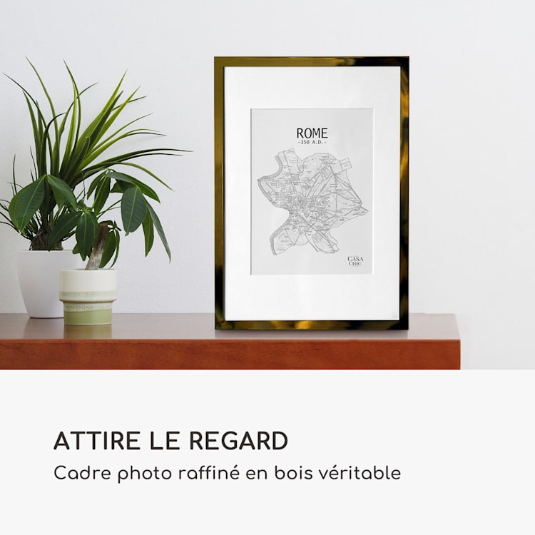 Berwick fotolijst rechthoekig DIN A4 foto's passe-partout glas Koper