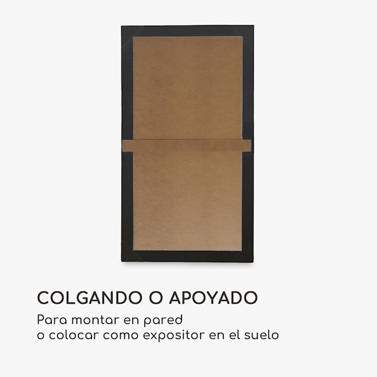 Espejo de pared Wembley Madera auténtica Rectangular 140 x 75 cm