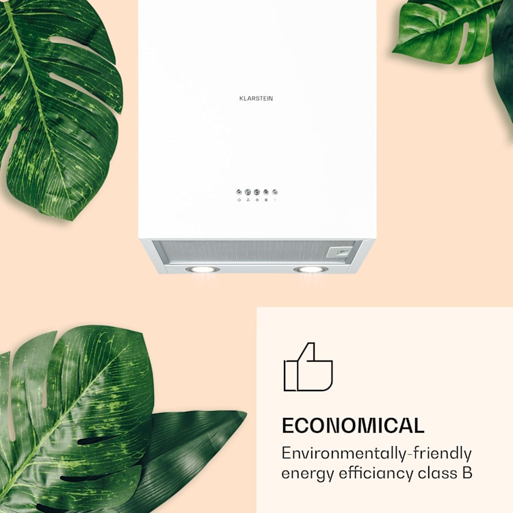 Monumenta Exaustor de parede Alumínio 559m³/h LED CEE B 40 cm | Branco