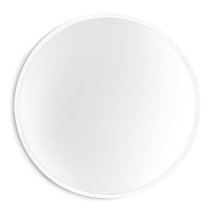 Miroir mural Fournier cadre métallique rond de 80 cm
