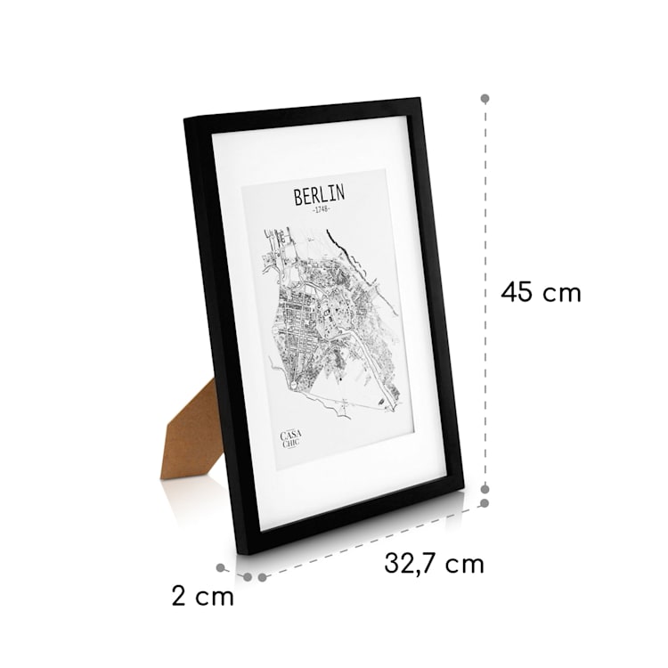 Marco De Fotos Profundo Tipo Caja De Madera - Ideal Para Objetos 3D, Medallas Y Recuerdos (30x20x5 Cm)