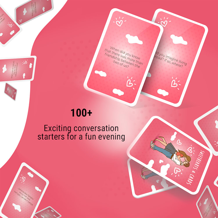 Sweethearts and Cards, za parove, više od 100 ljubavnih pitanja za ljubavnike, na engleskom jeziku