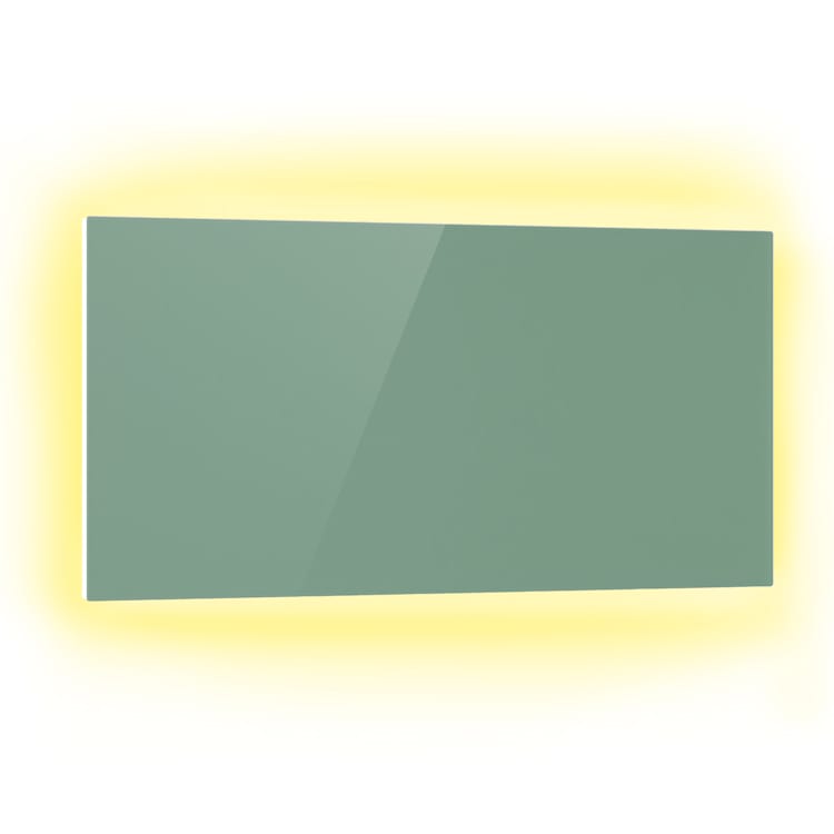Mojave 1000 calentador inteligente 2 en 1 Convector de infrarrojos 120 x 60 cm 1000 W con luz RGB 1000 W (60 x 120 cm) | Verde