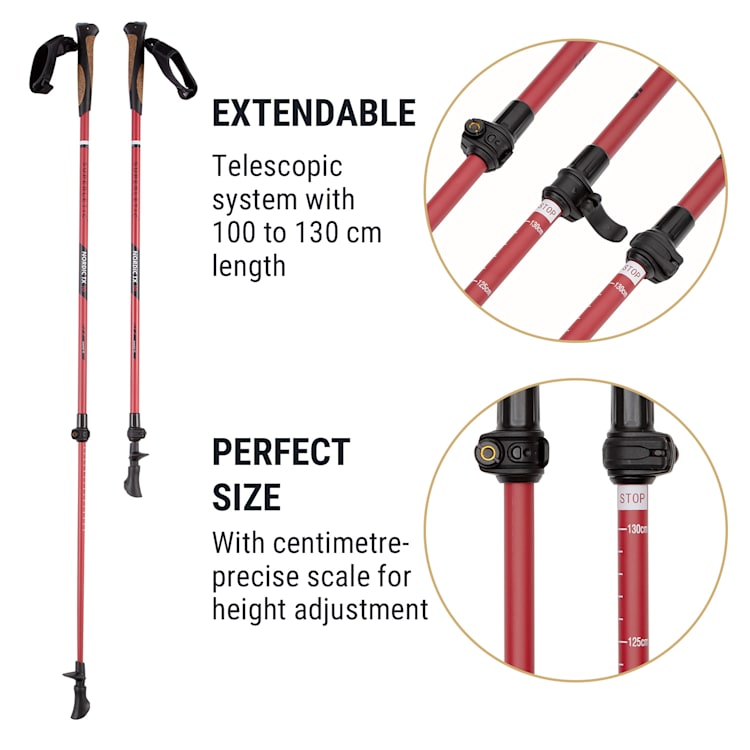 Bilbao TX Essential, štapovi za nordijsko hodanje, 10% karbon, 100-130 cm, ručke od pluta