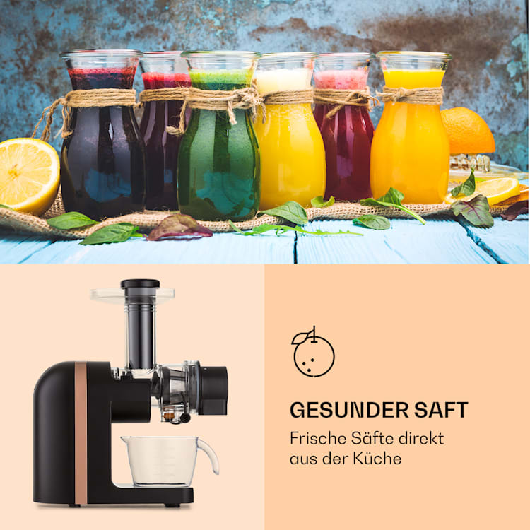 Bella Elegance Saftpresse 200 W 400 ml BPA-frei Schwarz