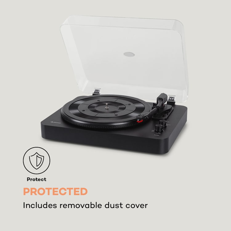 TT-Play SE, gramofon, protiprachový kryt, Bluetooth, 33/45/78 otáček za minutu, pitch