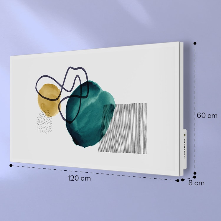 Mojave 1000 smart, infračervený ohrievač 2 v 1, konvektor, 120 x 60 cm, 1000 W, RGB osvetlenie 1000 W (60 x 120 cm) | Multi