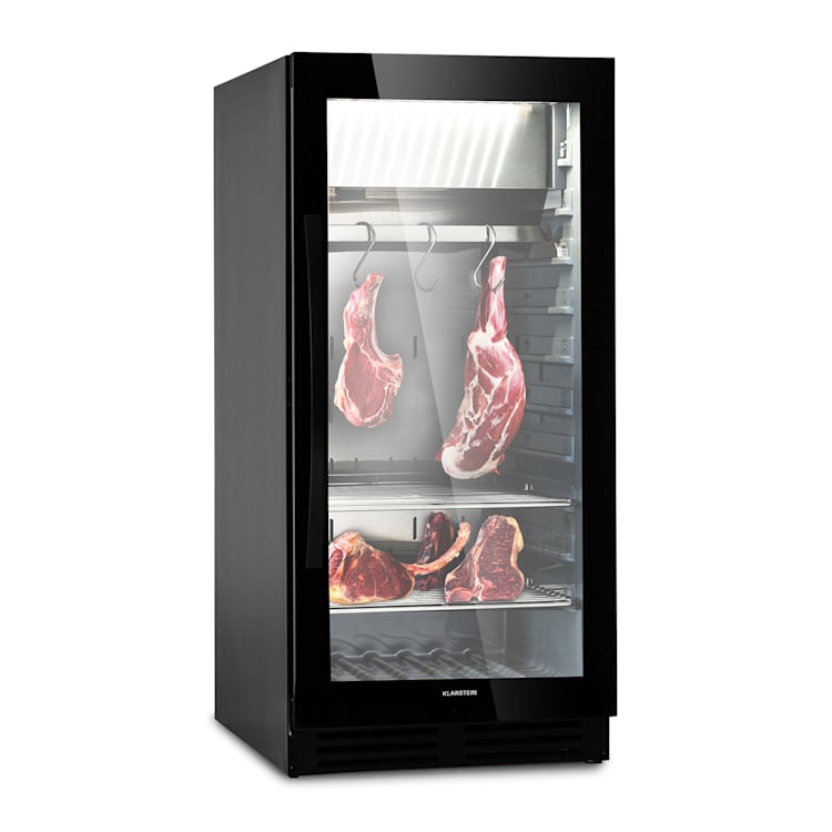 Steakhouse Pro 233 Onyx Fleischreifeschrank 1 Zone 233 L 1-25°C Touch Panorama Schwarz